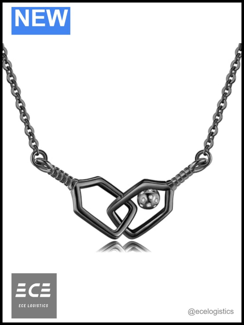 YAFEINI 925 Sterling Silver Pickleball Paddle Ball Pendant Necklace Sports